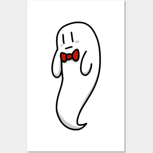 Red Bow Tie Ghost Posters and Art